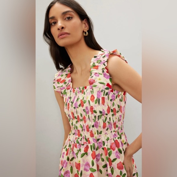 English Factory Floral Ruffle Mini Dress from Anthropologie – Size Small - Picture 3 of 10